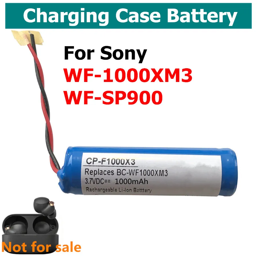 

Wireless Headset Battery for Sony WF-1000XM3 WF-SP900 Charging Case 1000mAh 1588-0911 TWS Bluetooth Earphone