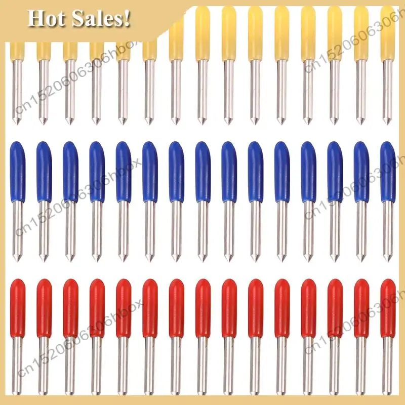 -HOPE 45 Stuks 30 45 60 Graden Roland Snijplotter Cutter Mes Blades Offset Verfijnen Redsail Cutter Plotter Snijmes