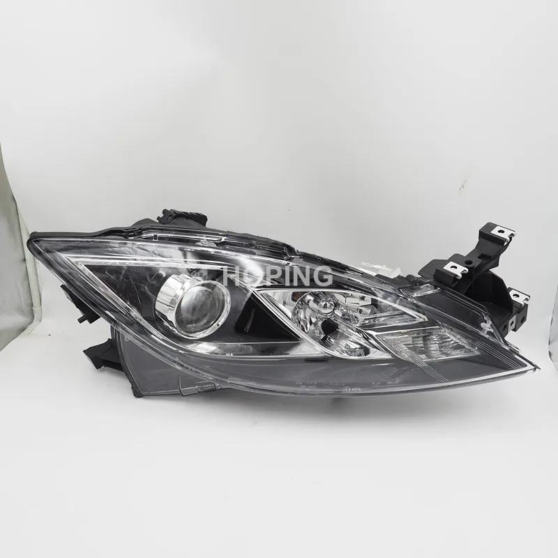 Hoping 2PCS Front Headlight Headlamp For Mazda 6 GH 2007-2013 Front Driving Head Light Halogen or Xenon No Bulbs Left Right