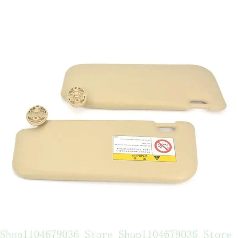 Car Front Sun Visor Panel With Makeup Mirror Driver Passenger Side Right Left Sun Visor Mirror