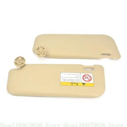 Imagen 2 del producto Panel parasol delantero coche con espejo maquillaje, espejo parasol derecho izquierdo del lado del pasajero del conductor