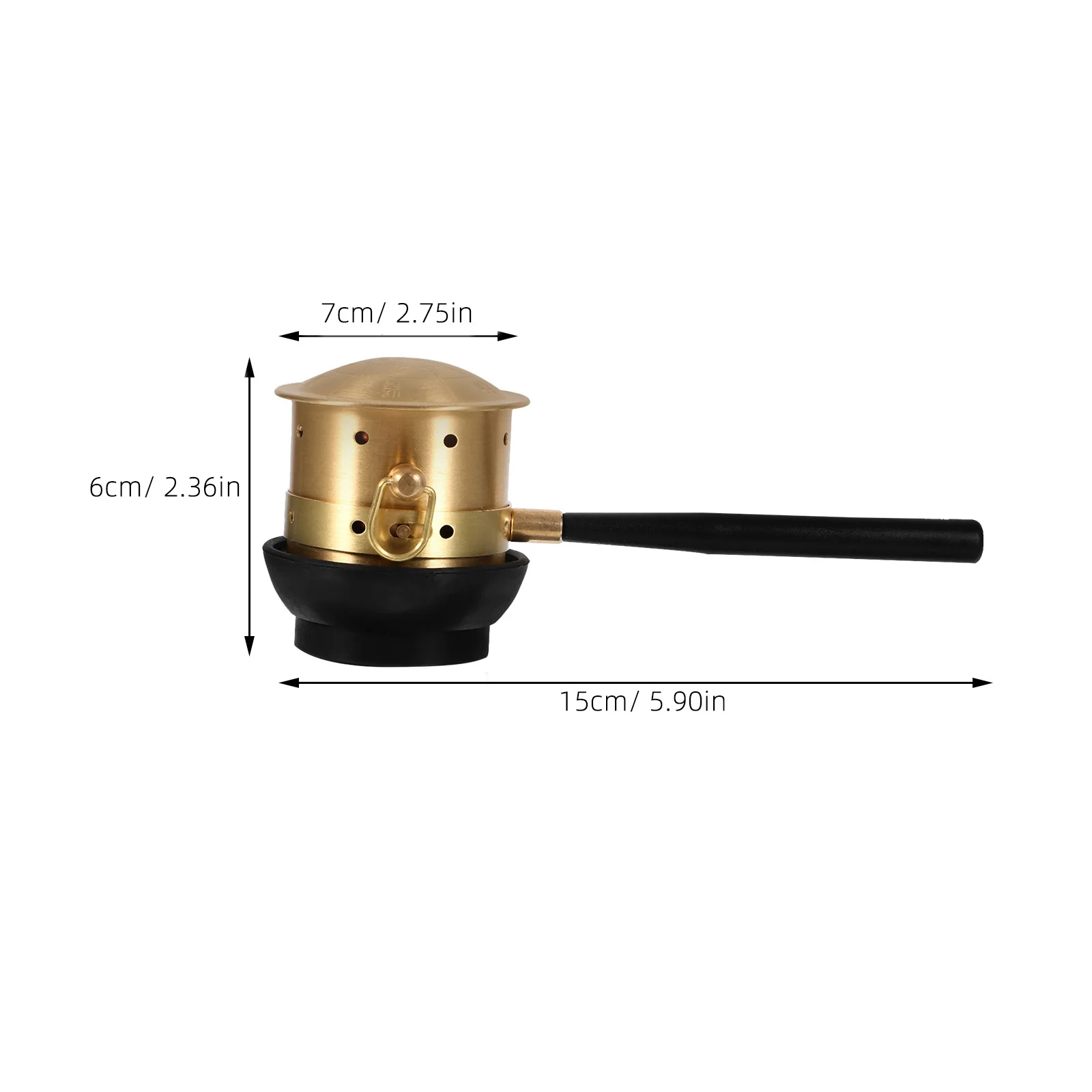 1 مجموعة 1 مجموعة صندوق الكى النحاس النقي Moxa الموقد يمكن مقبض مريح منطقة التدفئة الكبيرة للمنزل صالون تجميل أداة العناية بالجسم