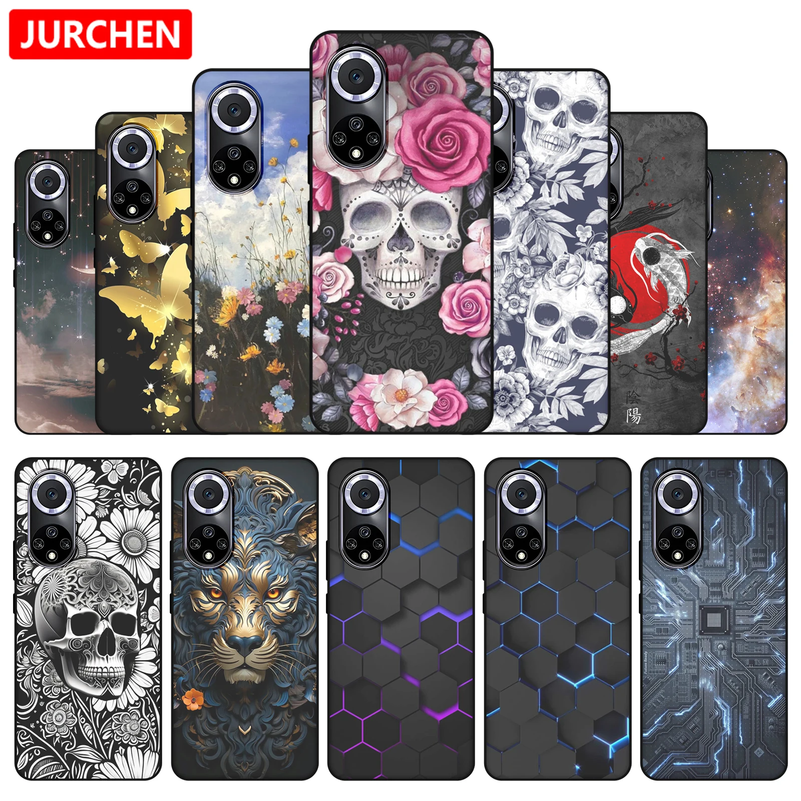 Silicone TPU Case For Huawei Nova 9 NAM-LX9 Cute Cartoon Pattern For Huawei Nova9 Navo 9 SE Pro 9Pro 9SE Hebe-BD00 JLN-LX3 Cover