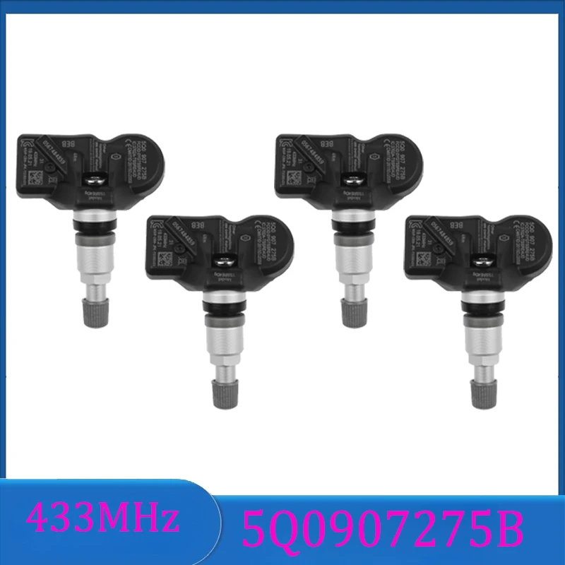 

5Q0907275B Tire Pressure Sensor For 2014-2020 Audi A3 A4 A5 A6 A7 A8 Q2 Q5 6 Q7 Q8 RS3 RS5 S7 433MHz TPMS 5Q0907275 9A790727502