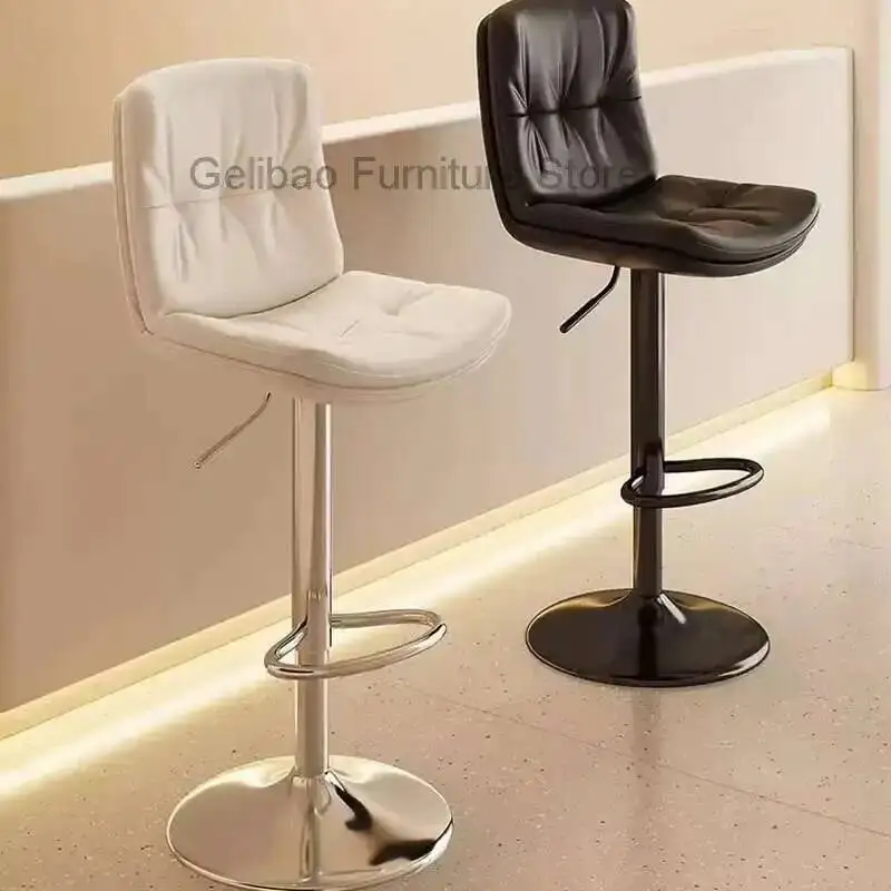 

Swivle Bar Stool Large Plastic Office Salon Bar Stool Cashier Counter Bancos Para Barra Modernos De Madera Luxury Furniture