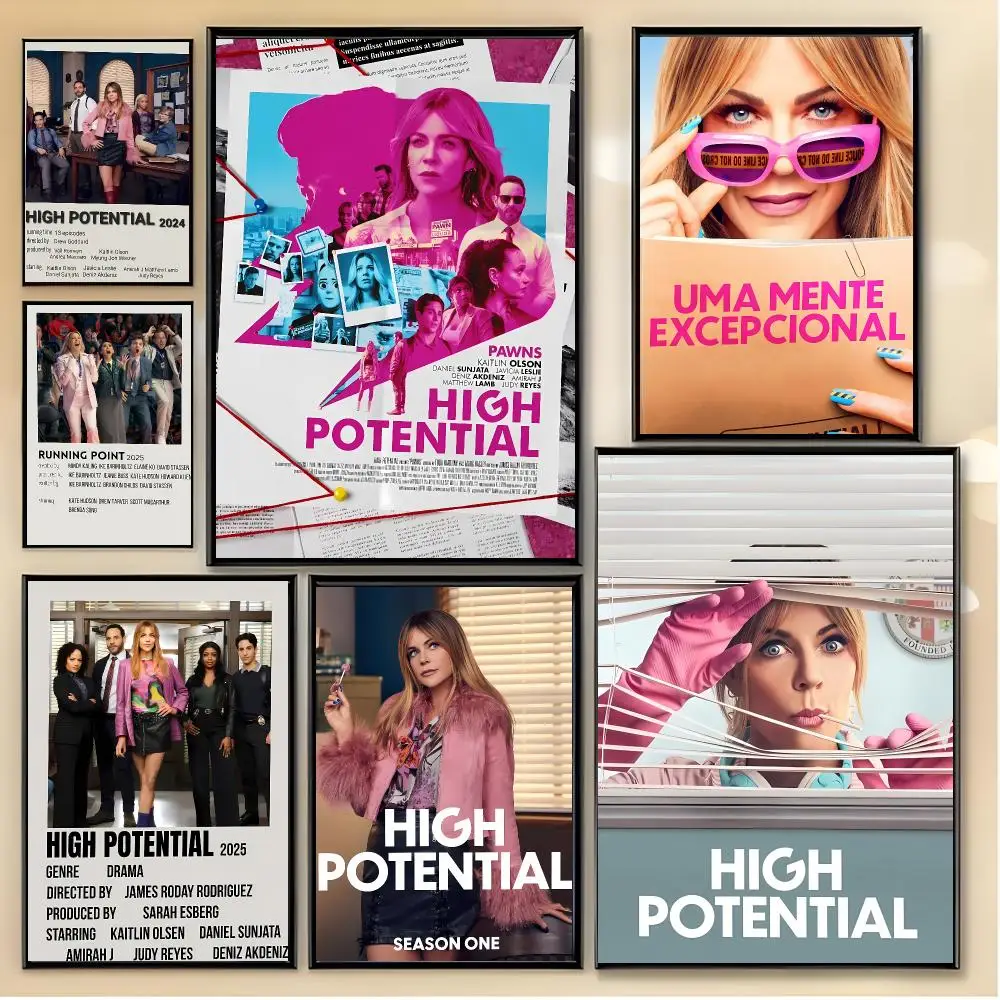 Medical Drama Series H-High Potential Poster Unique Home Decoration Ideas & Stylish Interior Art