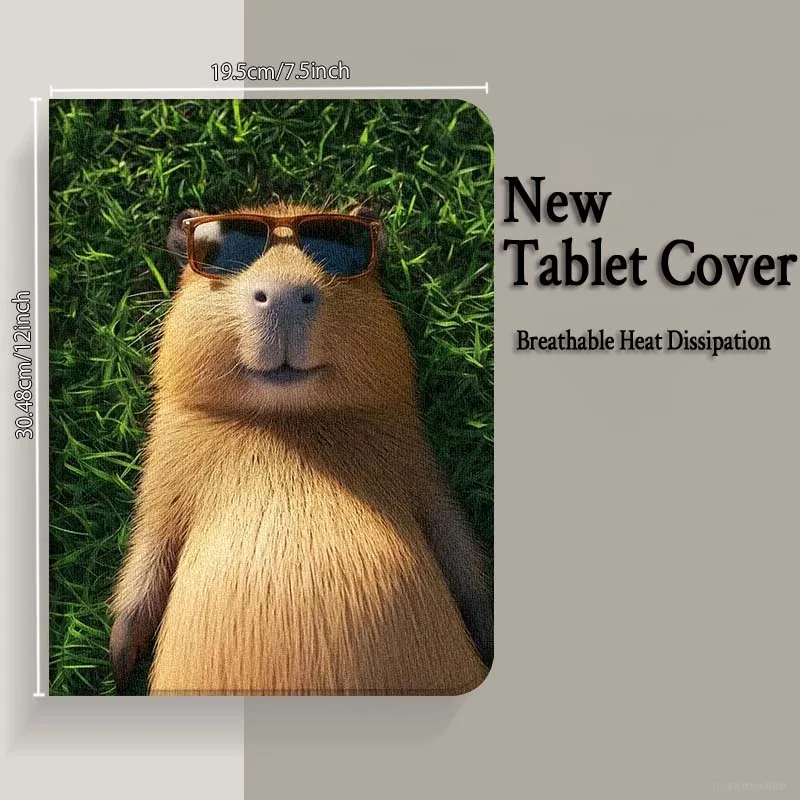 الكرتون الفن كابيبارا لسامسونج غالاكسي تاب A7 A A8 A9 A11 S6 S11 10.1 10.4 10.5 بوصة لايت زائد اللوحي #4