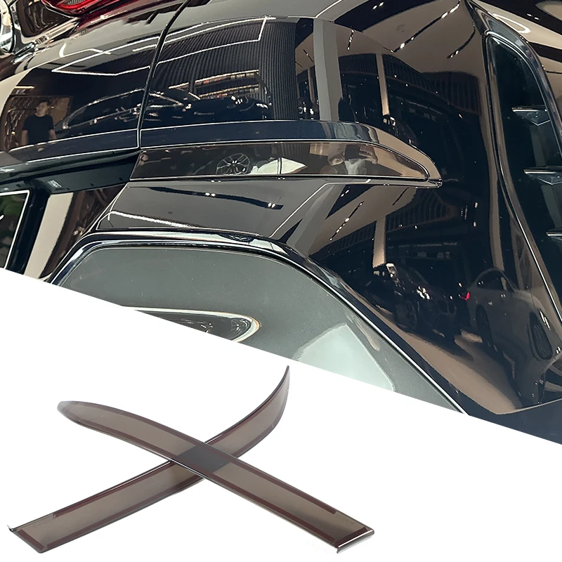 

Для 2020+ BMW X6/G06 задние противотуманные фары дымчатый лист задние противотуманные фары черные аксессуары для модификации ABS прозрачный серый 2 шт.