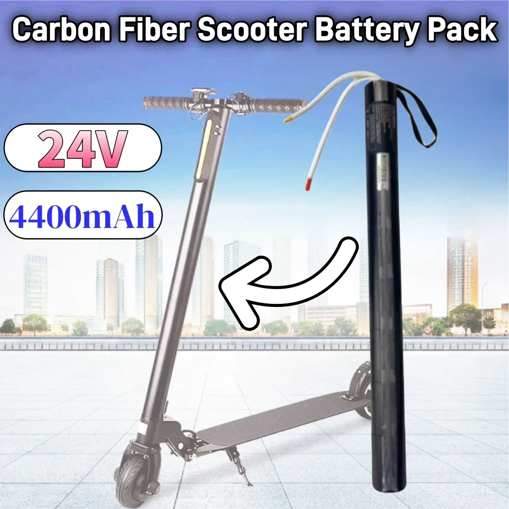 

24V 4.4AH/4400mAhLithium Battery Pack for Carbon Fiber Scooter, Electric Scooter