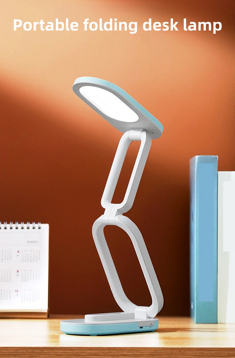 Eye Protection LED Folding Desk Lamp TYPE-C Interface Reading Table Lamps USB Charging Bedside Living Bedroom Night Light