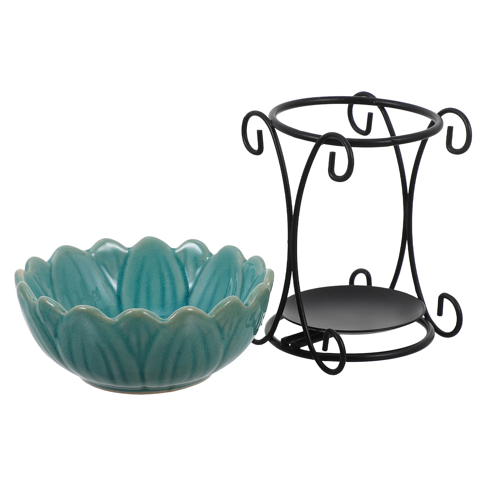 

Essential Oil Heater Burner Household Incense Holder Home Accessory Retro Decor