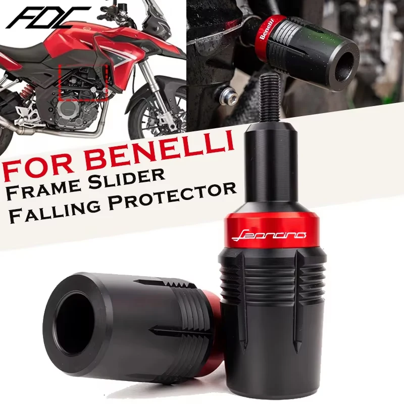 

For Benelli TRK251 BN300 BN600 TNT 300 TNT600 Leoncino500 Leoncino 250Motorcycle Frame Slider Falling Protector Engine Crash Pad