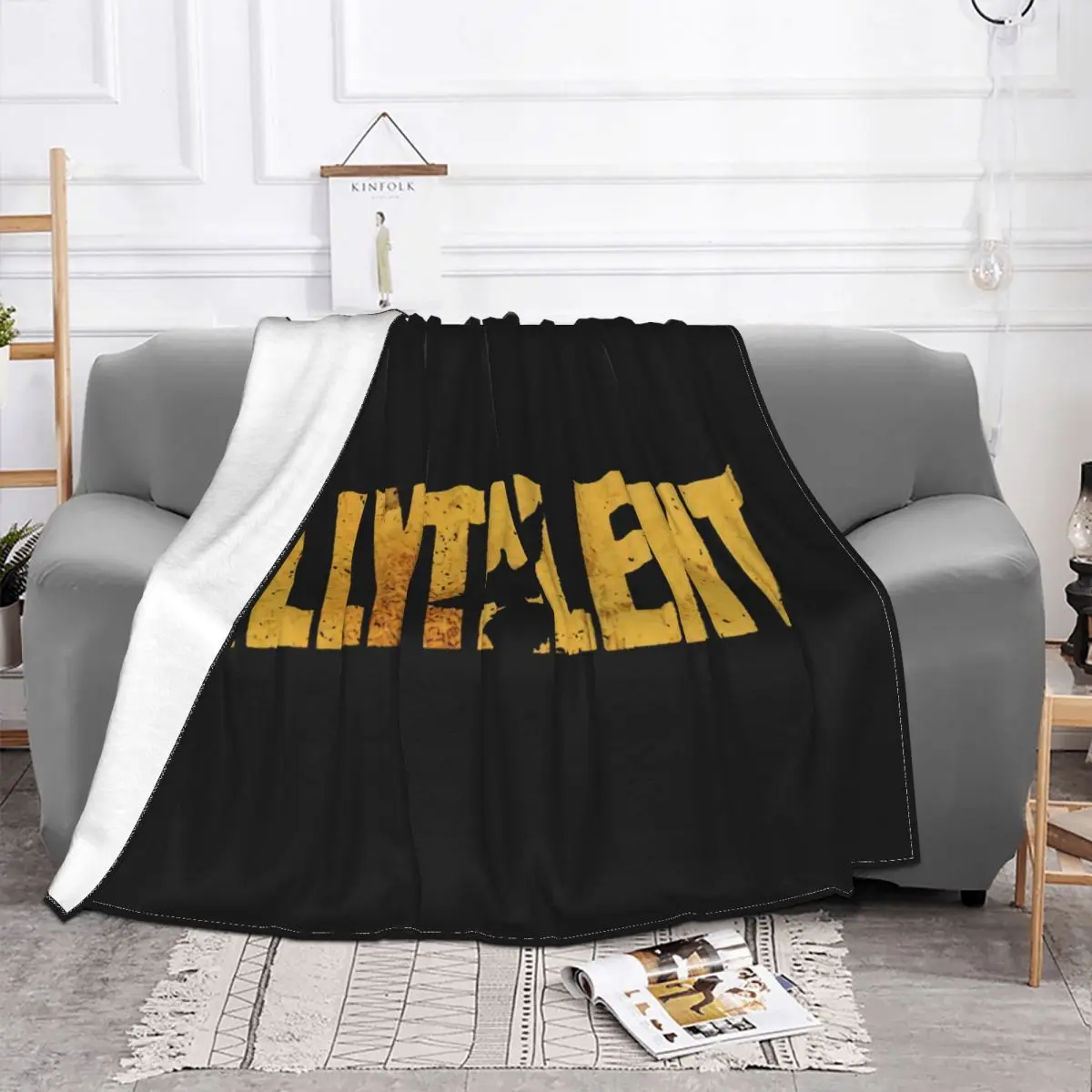 Billy Talent Logo Black Mens Rock Band Music Man Family Comical Adults Science Designing Men Throw Blanket