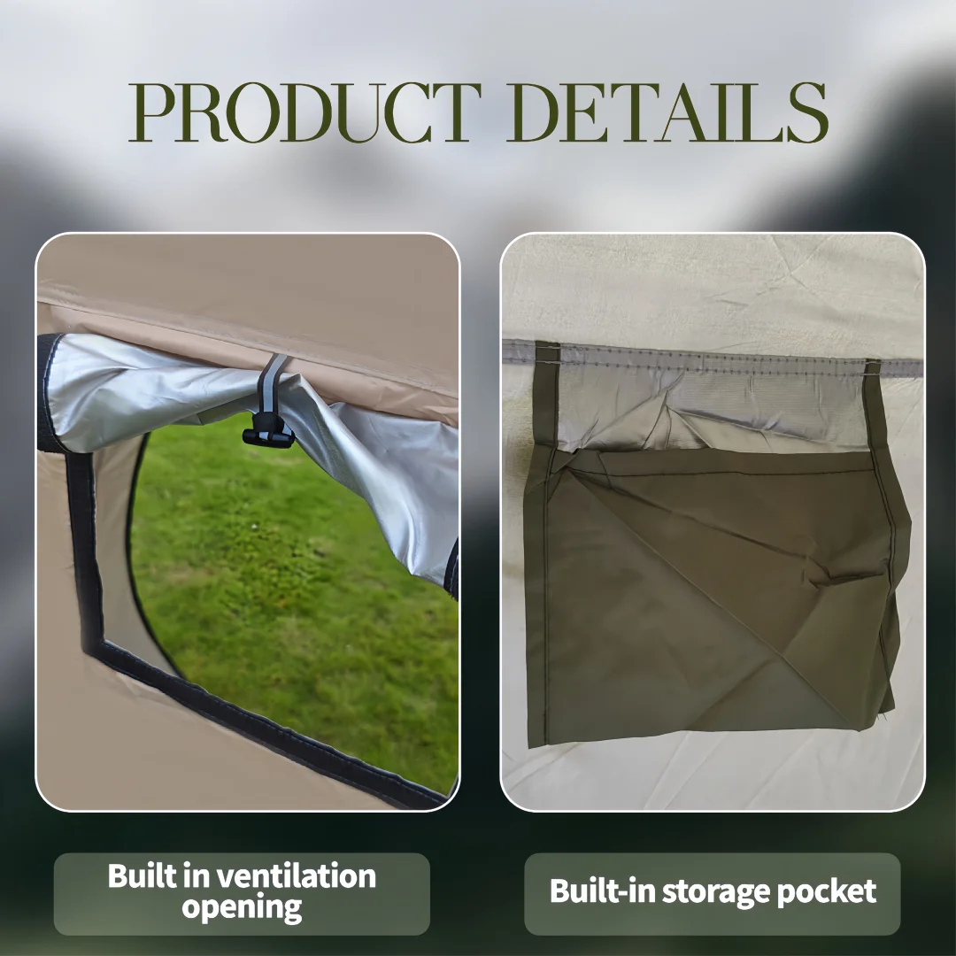 Portable Thickened Oxford Cloth Bike Shelter Private Travel Tent for Outdoor Hiking Cycling Camping And Travel