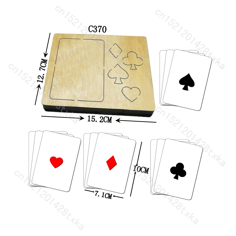 

Wooden Poker Cutting Dies, New Scrapbooking, C-370