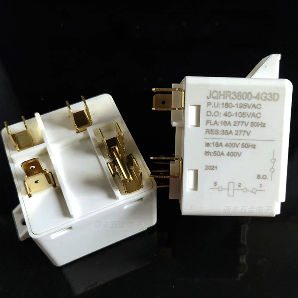 5 Pin Compressor Relay Starter JQ3800-4G3D/JQHR3800-4G3D For Air Conditioner Refrigerator Ice Maker Repair Accessories