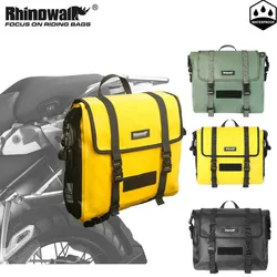 Rhinowalk Motorbike Bag 15L Waterproof Quick Release Motorbike Tail Saddlebag Bag Motorcycle Side Pannier Bag Storage Pack