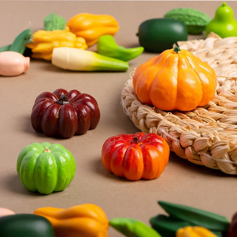 ミニチュア模造野菜マイクロ風景装飾品置物家の装飾のための部屋の装飾 DIY ドールハウスアクセサリー