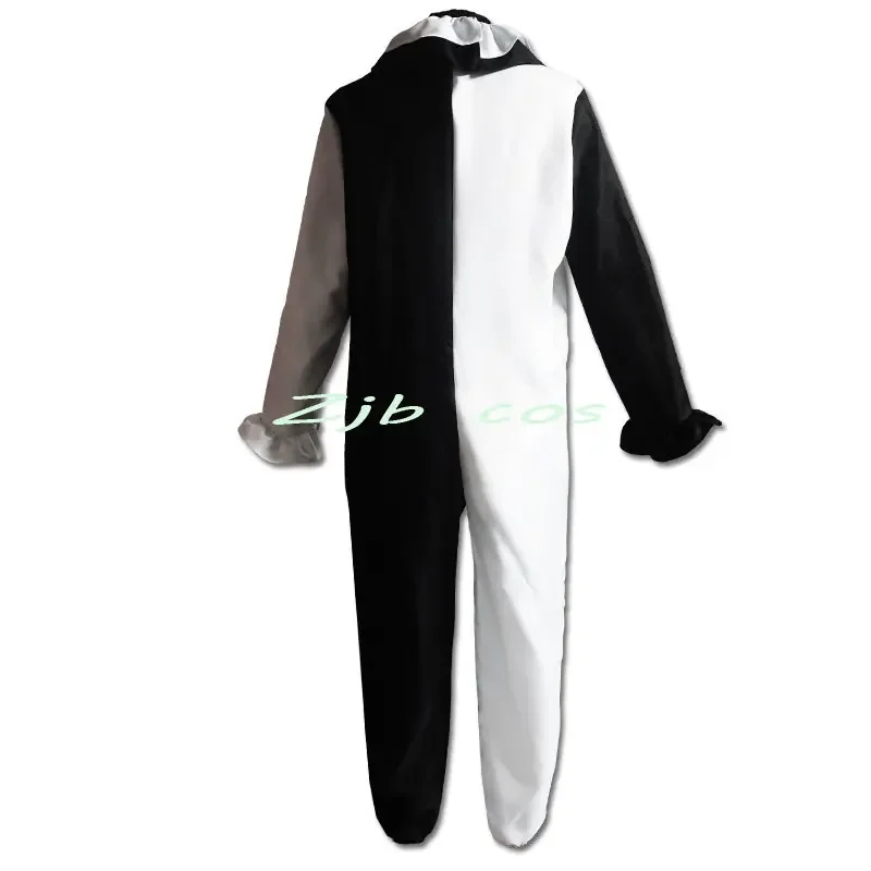 Joker Cosplay Traje para Homens e Mulheres, Macacão Terrifier, Bodysuit Horror, Máscara Preto e Branco, TV Art, Conjunto de Roupas Halloween