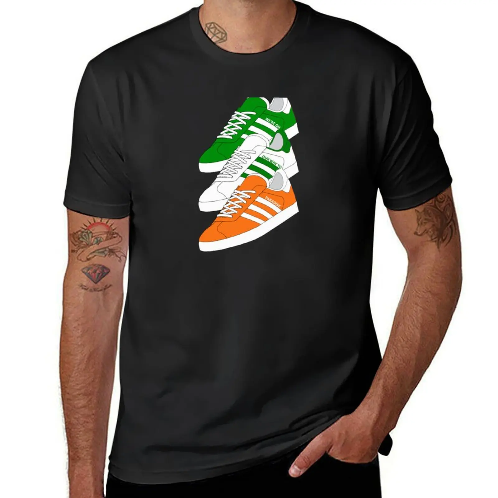 We're On Our Way To Paradise T-Shirt oversizeds graphics sports fans Men's t shirts