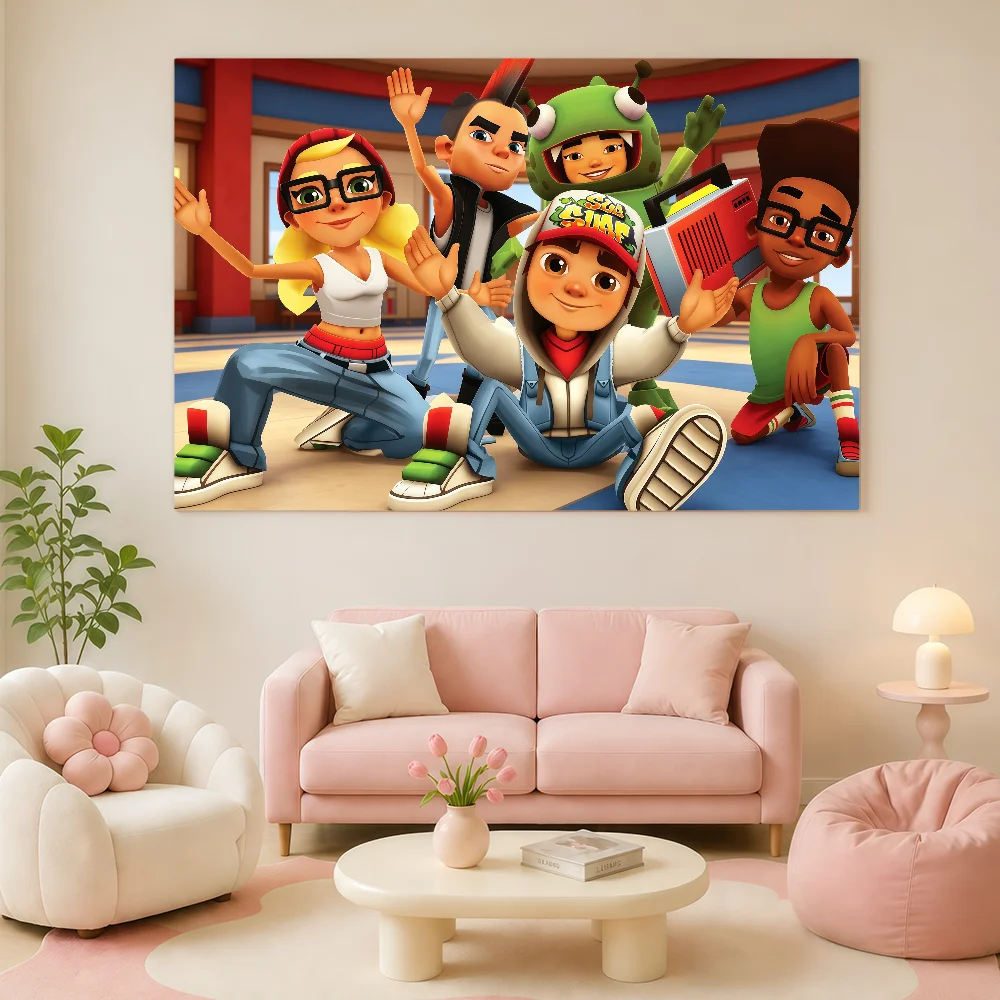 Game S-Subway S-Surfers Flag Decorative Banners Suitable For Outdoor Family Parties And Garden Walls Gift - view 6