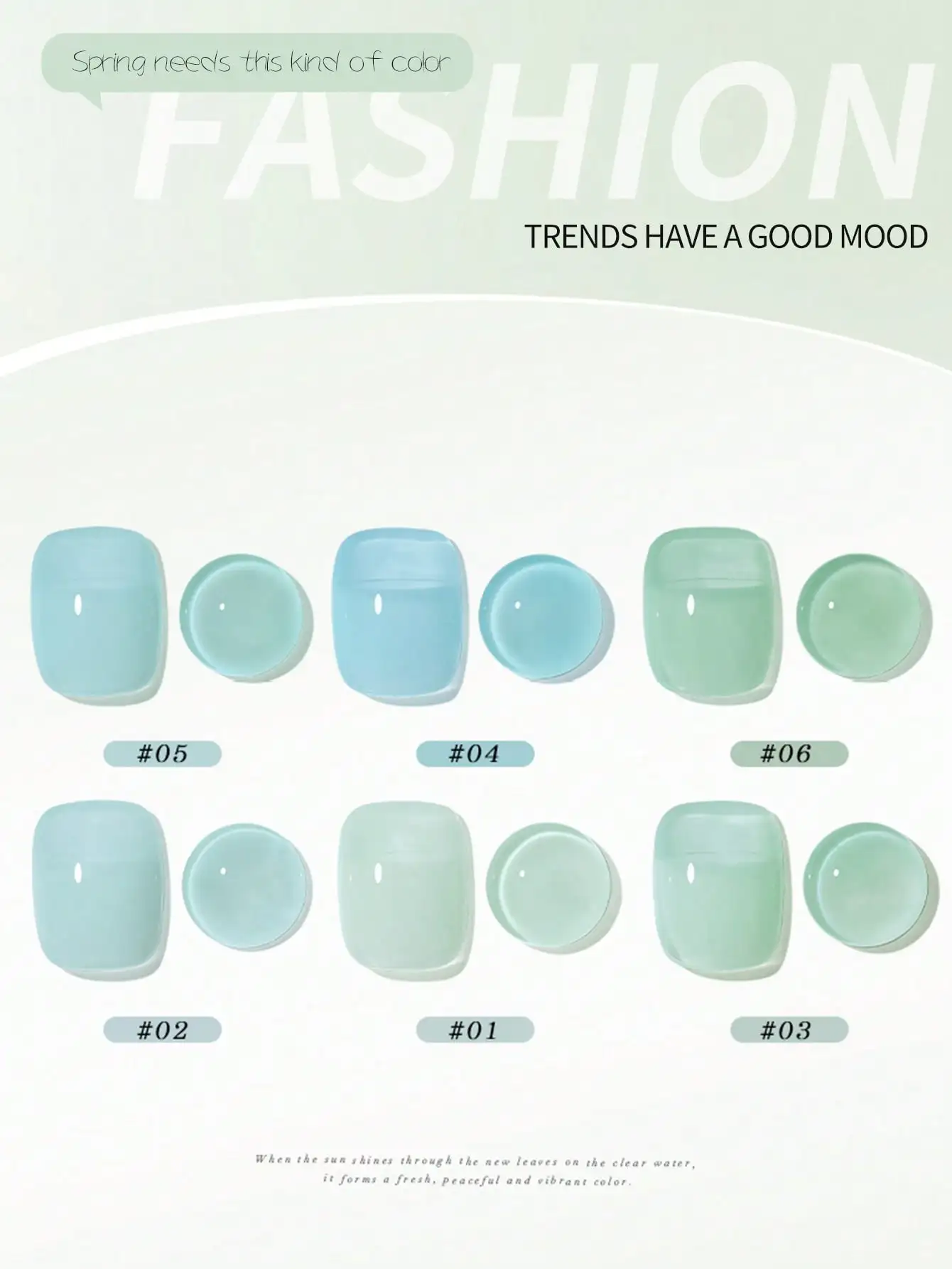 1 قطعة 15 مل طلاء أظافر جل أخضر ، فن الأظافر لجميع المواسم ، طلاء أظافر جل Led ، أظافر صالونات التجميل المنزلية ذاتية الصنع #6