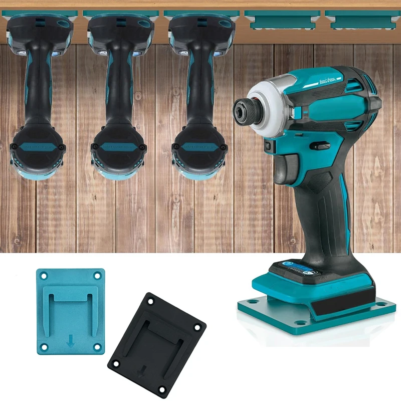 Tool Mount Storage Bracket For Makita Bosch 18V Li-ion Battery Tool Machine Drill Holder Slots Stand Dock Holder Fixing Seat