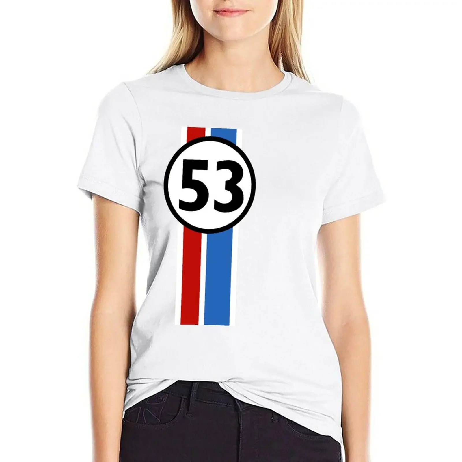 Herbie 53 T-shirt korean fashion plus size tops Top Women