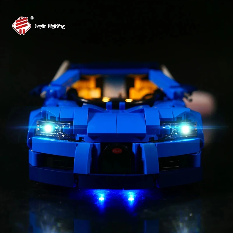 Kit de luz LED DIY para LEGO 50017, juego de bloques de construcción de coche deportivo técnico (solo luz LED, sin modelo de bloques)