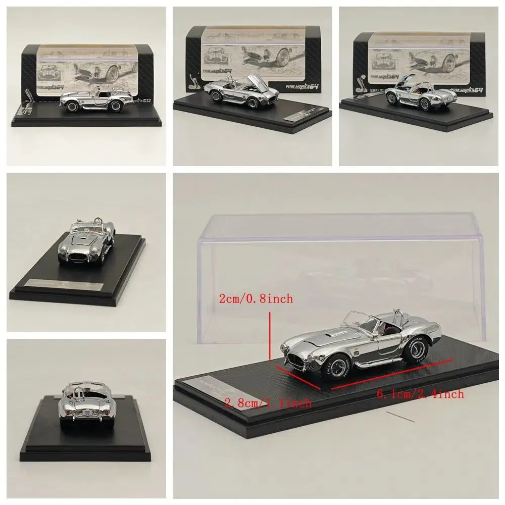 Fine Works 1/64 Per SHELBY COBRA 427S/C Diecast Model Car In Miniatura Collezione Limitata Modelli di Veicoli Giocattolo