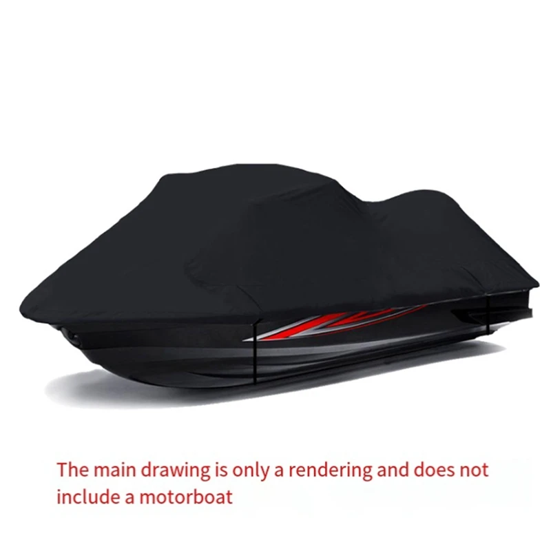 Well-Jet Ski Waterproof Cover, 210D Cover, Marine Grade UV Protection, For Seadoo, Yamaha, Kawasaki, Waverunner Polaris