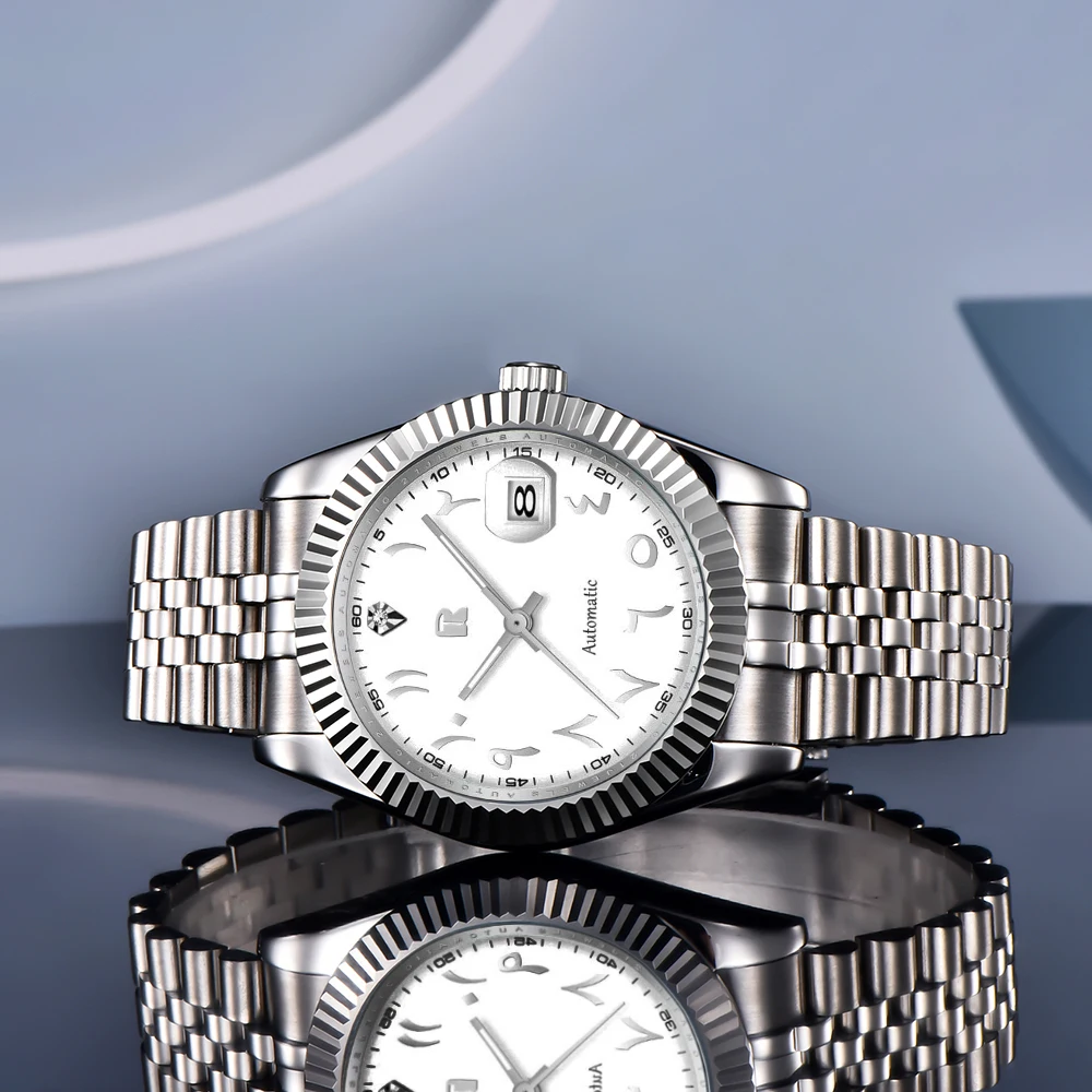 جديد RollsTimi 2025 ساعة رجالي ساعة يد ميكانيكية فاخرة ساعة أوتوماتيكية مقاوم للماء الفولاذ المقاوم للصدأ مضيئة أفضل هدية للرجال