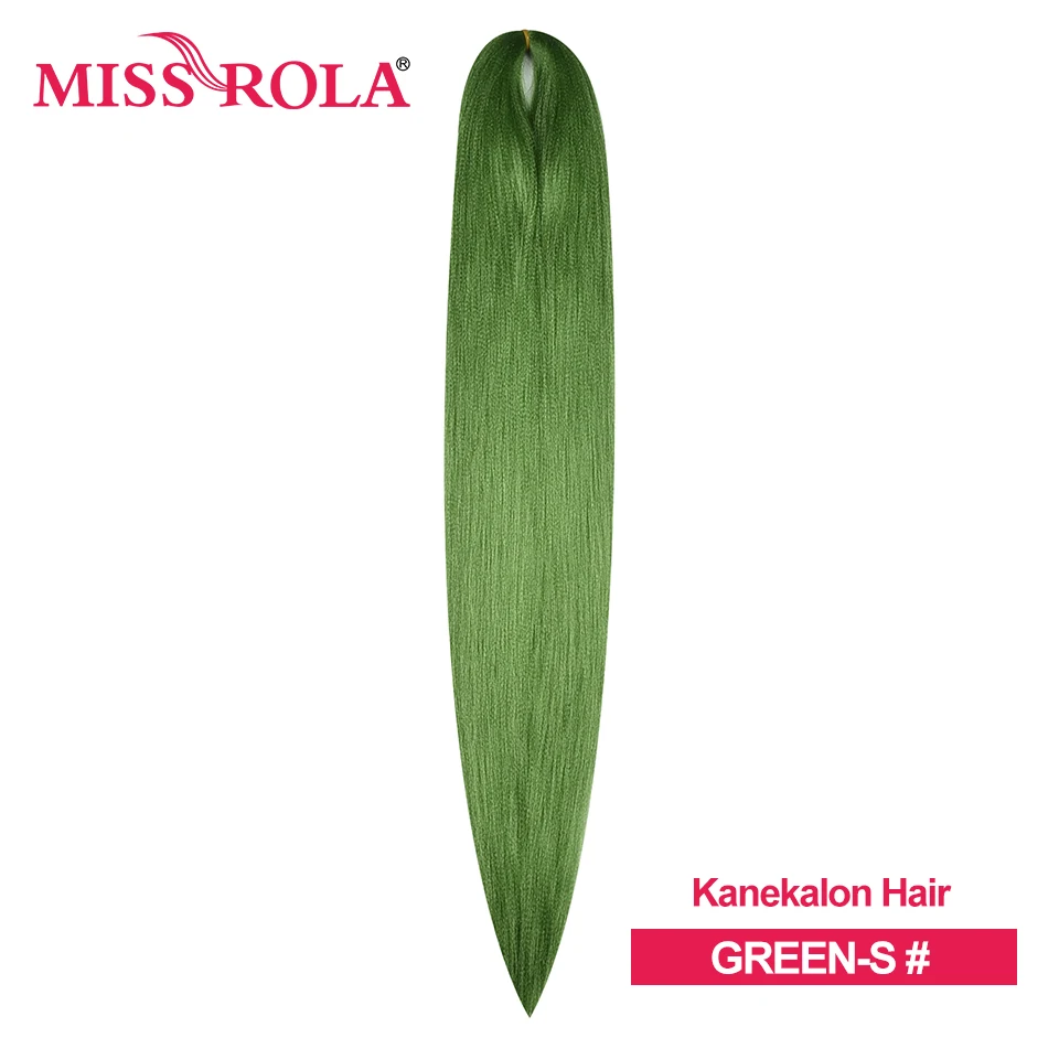 Miss Rola Synthetic Wholesale Bulk 6 Pieces 30Inch 28Inch 26Inch Pre Stretched Jumbo Braiding Hair Kanekalon EZ Twist Braid Hair image 3