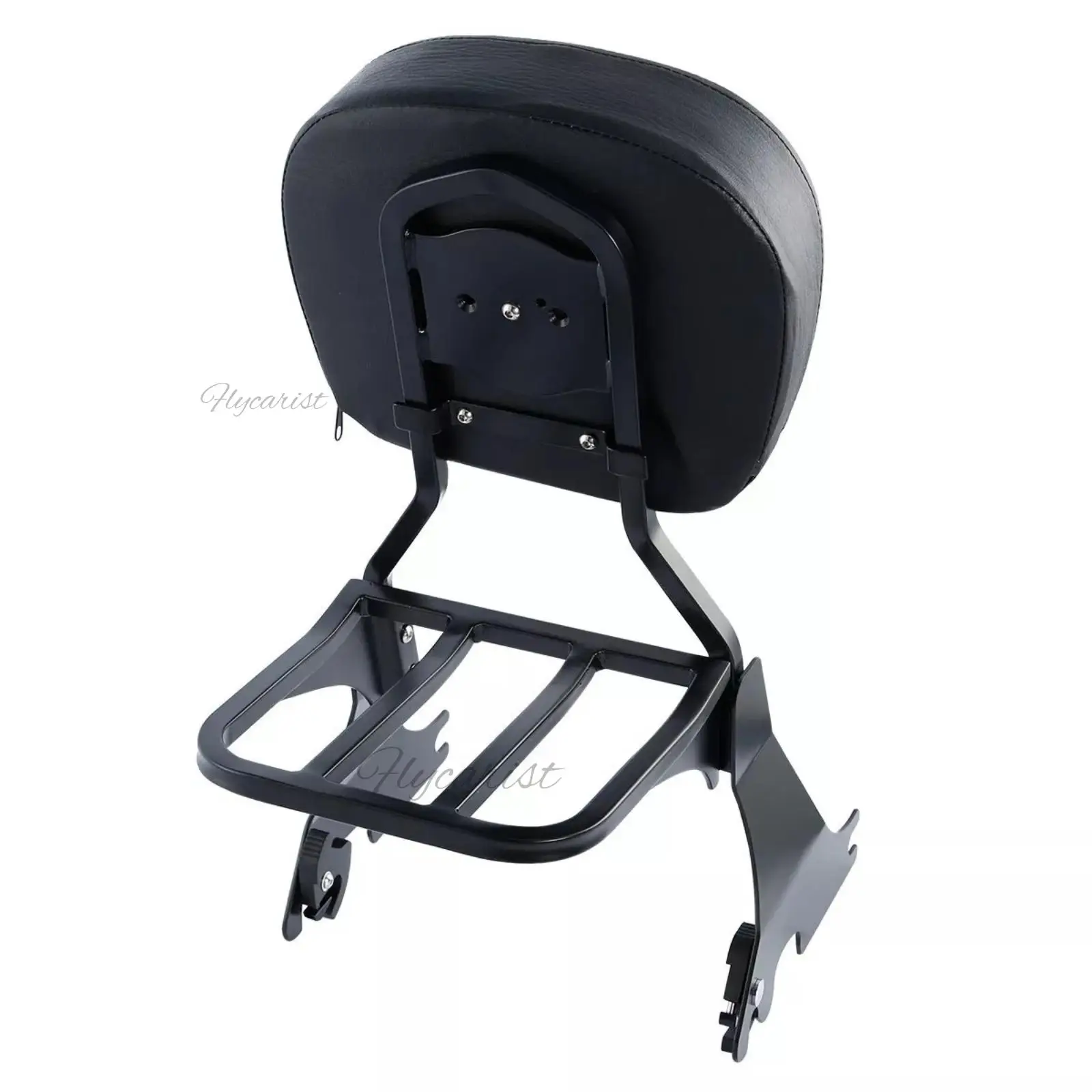 Спинка багажника Sissy Bar, задняя стойка, черная, подходит для Harley Sportster Iron XL883 XL1200 04-23