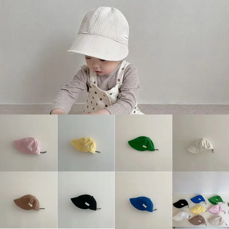 Baby Summer Hat Sunshade Hat for Infant Boy Girl Korean Fashion Solid Color Baby Peak Cap Summer Travel Outdoor Baseball Cap