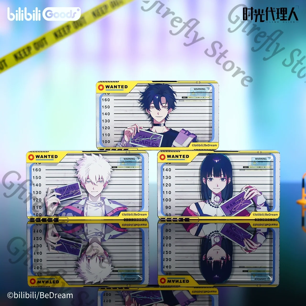 

Link Click Lucas Charles Jo Anime Acrylic fridge magnets Fridge Magnet Cosplay official genuine Ornaments Mascot Collection