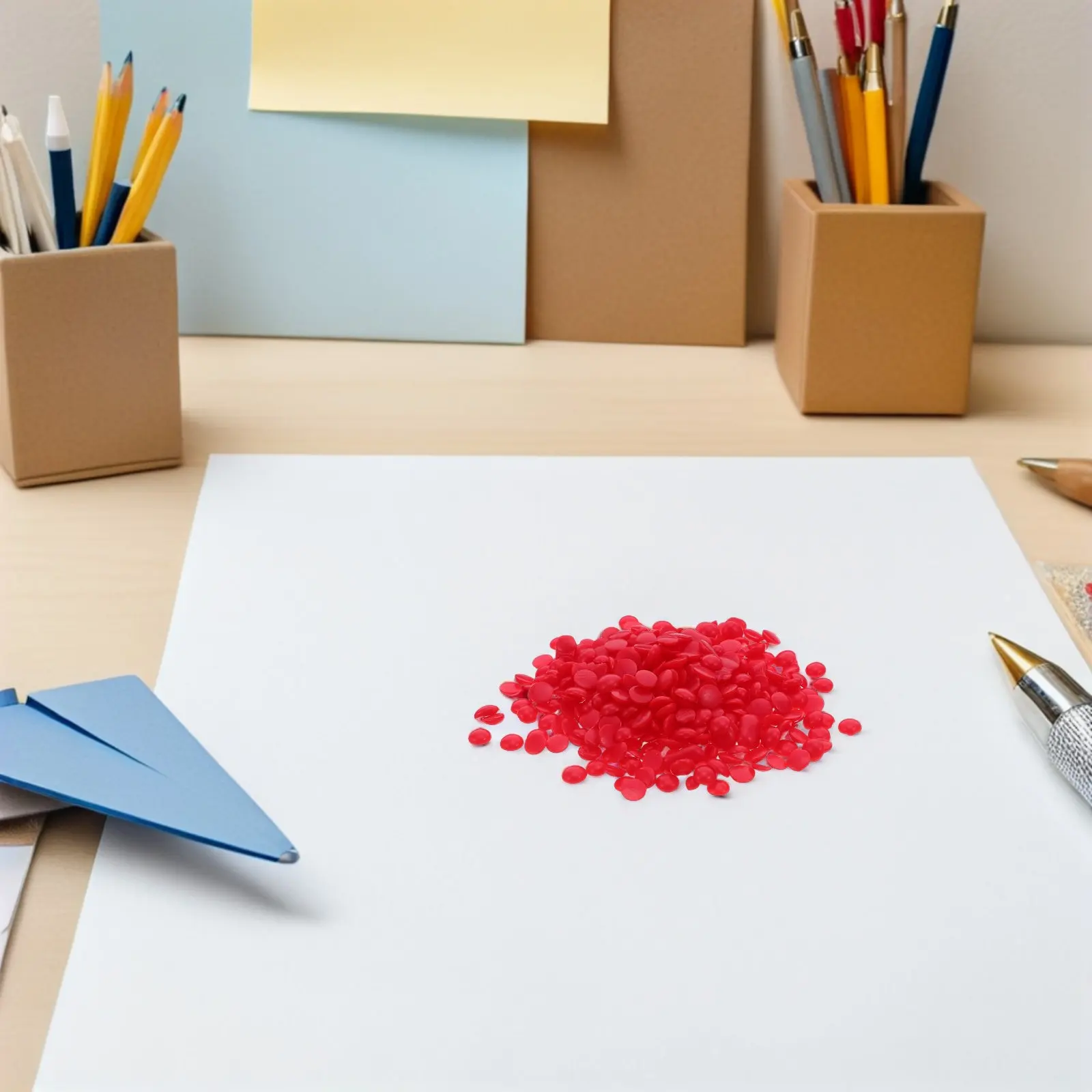 

1 Bag Red Jewelry Casting Wax Beads For Precision Crafting Injection Carving Diy Rings Earrings Pendants Bracelets Reusable