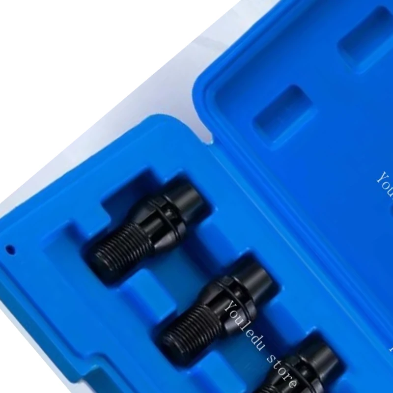 

Suitable for 4Pcs Front I-Beam Positioning Screw Kit Subframe Adjustment Bolt Kit Bolt Repair Set