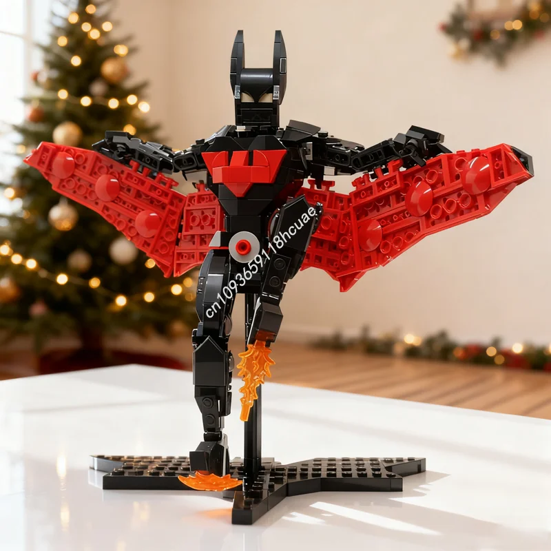 479 Piezas MOC Bat Man Beyond Super Heroes DCD, Bloques de Construcción de Modelos, Ladrillos de Arquitectura para Armar, Regalos de Navidad, Juguetes para Niños, Cumpleaños