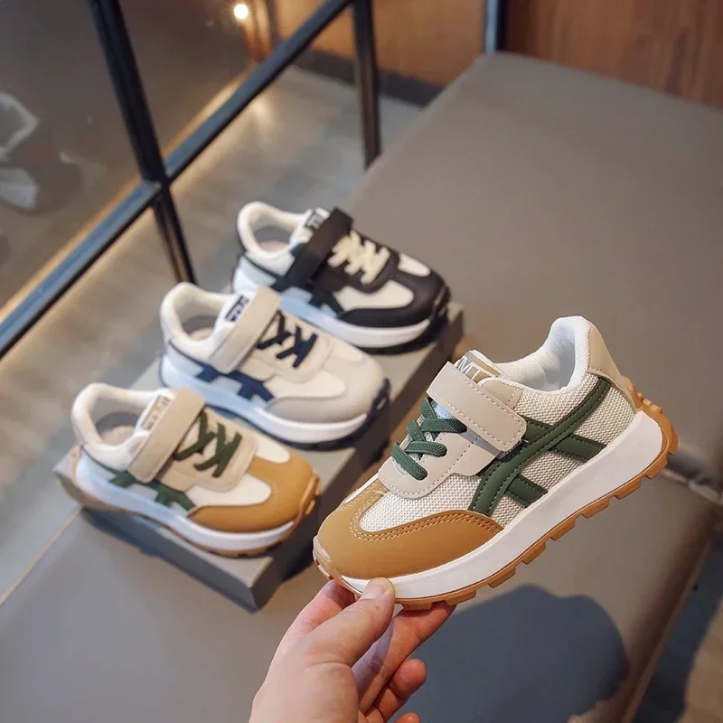 

All Seasons Children's Sneakers 2025 New Mesh Breathable Middle and Large Children's Casual Shoes Boys and Girls Tennis Shoes