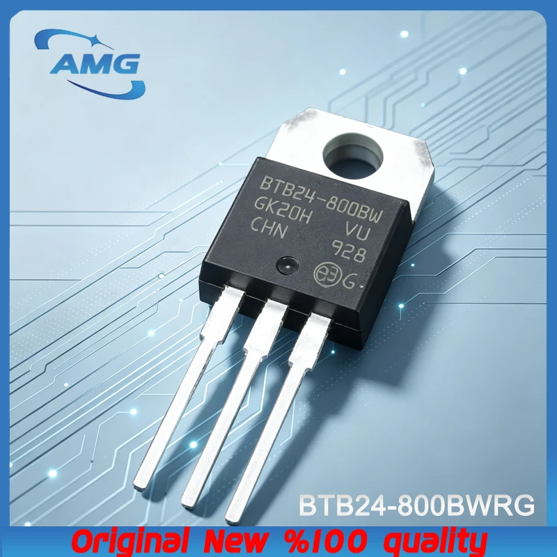 10PCS BTB24-800BWRG BTB24-800BW TO-220 bidirectional thyristor transistors