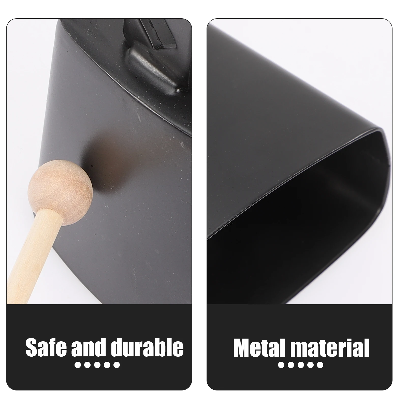 Instrumento Musical Cowbell material didáctico juguete para niños percusión Metal niños instrumentos musicales regalos