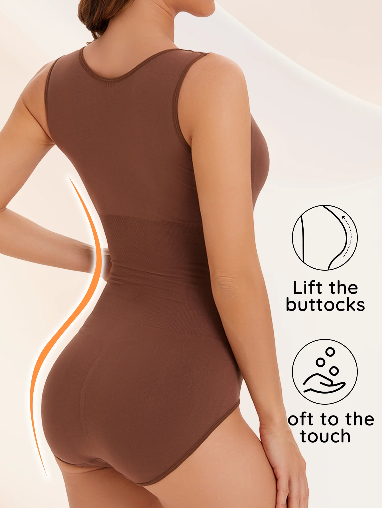 Women's Wide Strap Hip-hugging - огляд і ціна Shapewear Bodysuit Firm