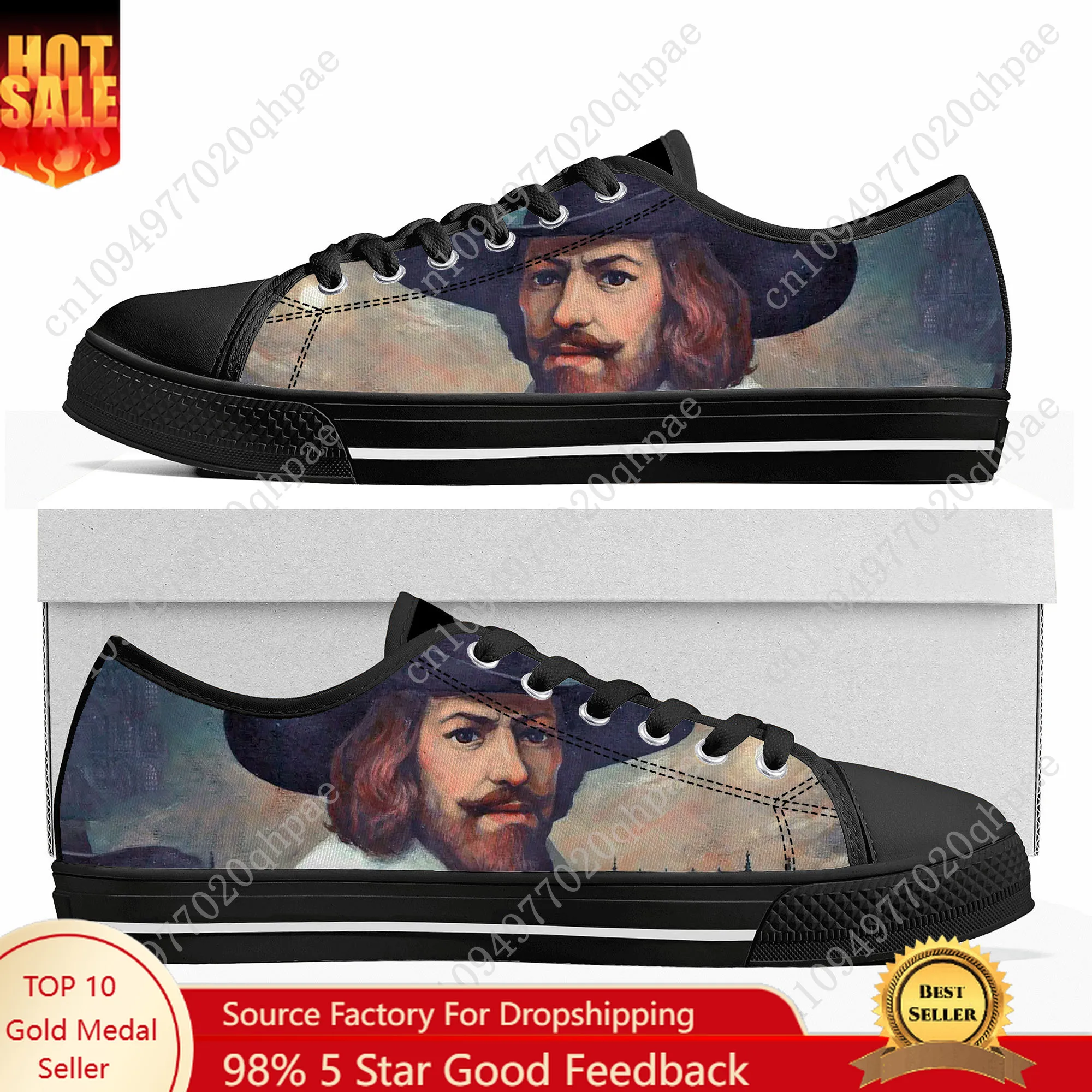 

Guy Fawkes Low Top High Top Sneakers Mens Womens Teenager High Quality Canvas Sneaker 3D Print Casual Shoes Personalized Shoe