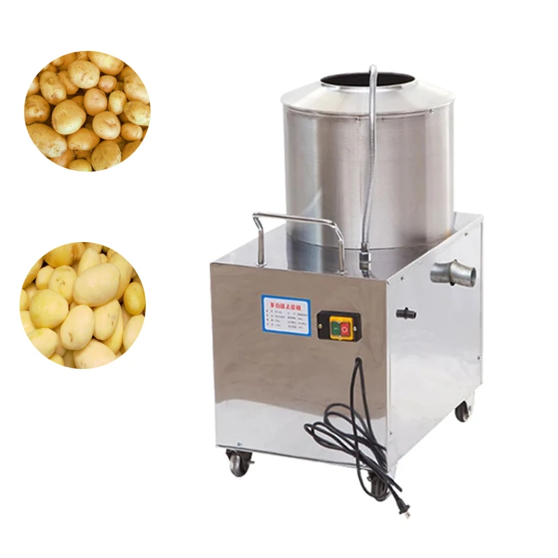 Automatic Potato Peeling Machine Restaurant Potato Taro Sweet Potato Peeler Kitchen Food Processor