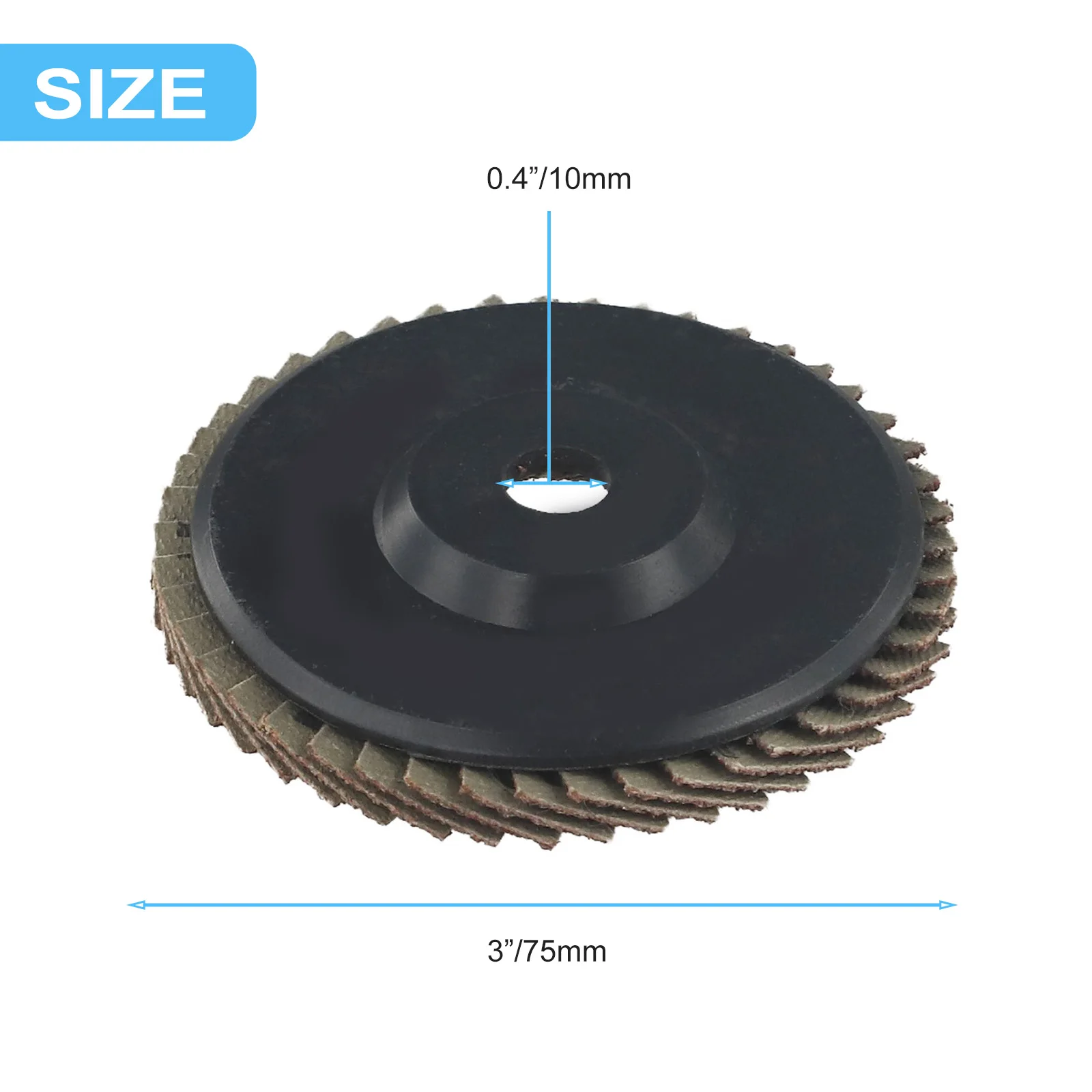 3inch Flap Discs 75mm 80 Grit Abrasive Angle Grinder Flap Disc Red Sanding Disc Tool Zirconium Corundum Useful