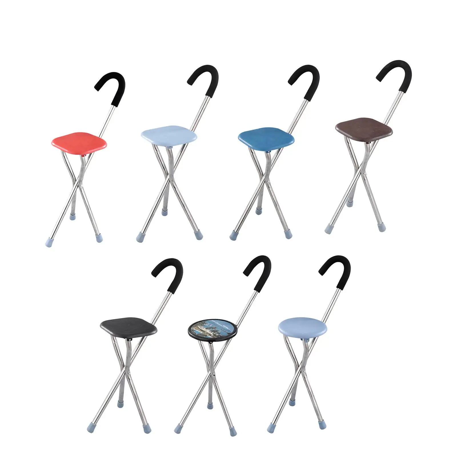 Folding Cane Seat Cane Chair/ 34inch Tall 260kg Capacity/ Portable Comfortable