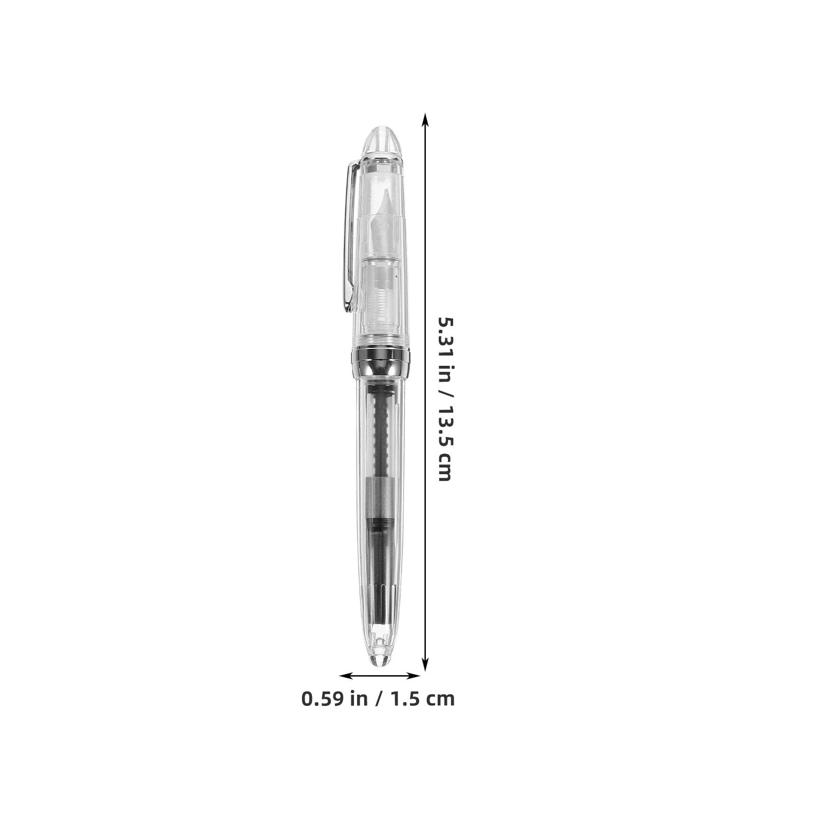 

Fountain Pen Portable Transparent Ink Absorber Smooth Writing Calligraphy Pen For Office School Stationery Gift Piston