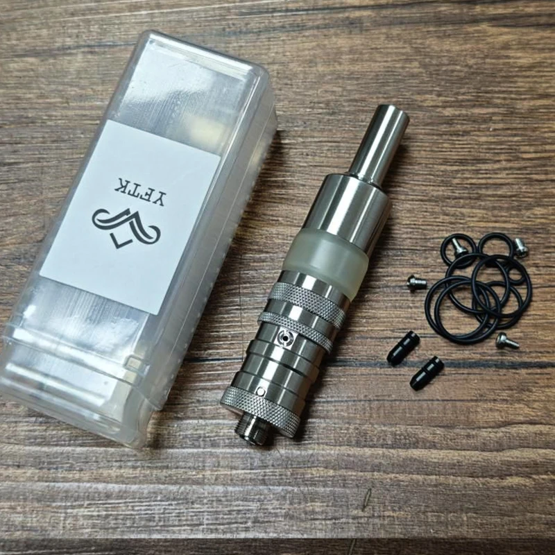 YFTK Style FeV Flash-e-Vapor Mini RTA 17mm Diameter 3.0ml 316 SS vs BY KA SE Spica Pro MTL Hardware accessories