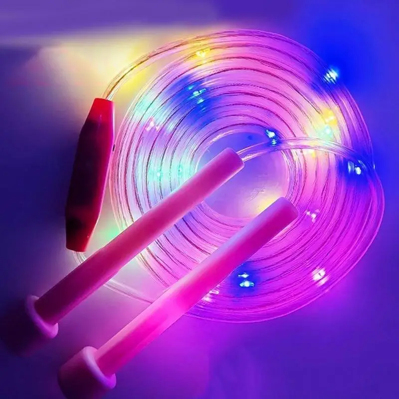 Lightweight Fashion Skipping Rope Flashing Skipping Rope For Kid Children Jump Exercise Fitness LED Luminous Jump Ropes